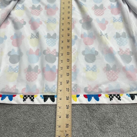 Bibbidi Bobbidi Bling Mickey Minnie Mouse Hoodie Windbreaker Jacket Mens Medium - Picture 6 of 12